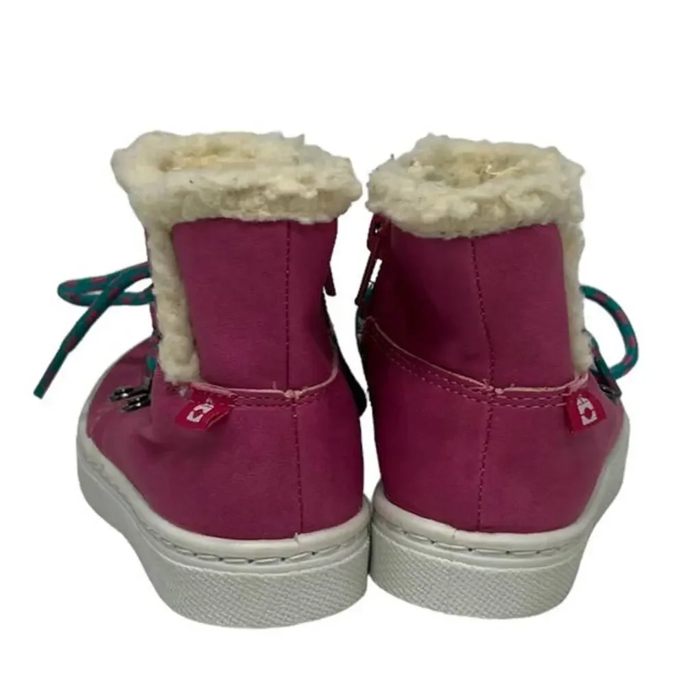 OOMPHIES Girls Toddler Pink Boot Sz 7